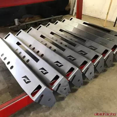 Motobilt Micro Rear Bumper w/ Light Bar Cut Out Bare Steel Jeep Wrangler JK 2007-2018 - MB1039