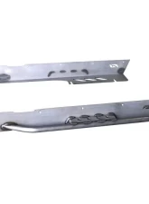 Motobilt Rocker Guards For Competition Corners w/ Step Bare Steel Jeep Wrangler YJ 1987-1995                                     - MB1043-S - Image 4