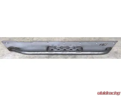 Motobilt Rocker Guards For Competition Corners w/ Step Bare Steel Jeep Wrangler YJ 1987-1995 - MB1043-S
