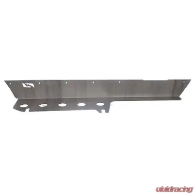 Motobilt Rocker Guards For Competition Corners w/ Step Bare Steel Jeep Wrangler YJ 1987-1995 - MB1043-S