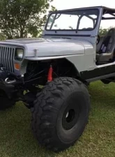 Motobilt Rocker Guards For Competition Corners Bare Steel Jeep Wrangler YJ 1987-1995                                     - MB1043 - Image 5