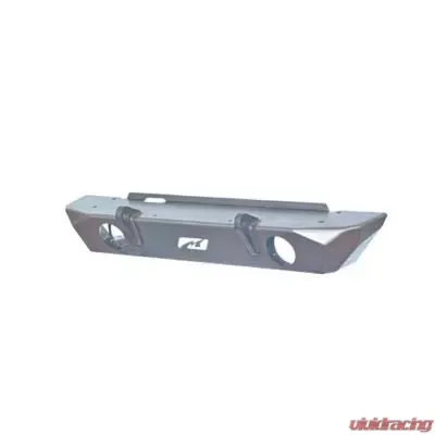 Motobilt Front Bumper w/ Fogs Hatchet Series Bare Steel Jeep Wrangler JK 2007-2018 - MB1048F