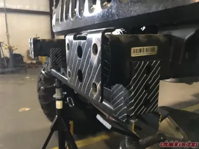 Motobilt Front Bumper Hatchet Series Bare Steel Jeep Wrangler JK 2007-2018 - MB1048