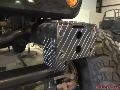 Motobilt Front Bumper Hatchet Series Bare Steel Jeep Wrangler JK 2007-2018 - MB1048