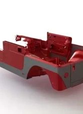 Motobilt Rocker Guards For Comp and Stretch Cut Corners Bare Steel Jeep Wrangler TJ 1997-2006                                     - MB1054 - Image 2