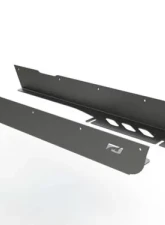 Motobilt Full Length Rocker Guards Bare Steel Jeep Wrangler TJ 1997-2006                                     - MB1056 - Image 2