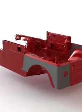 Motobilt 4" Stretch Cut Corners Bare Steel Pair Jeep Wrangler TJ 1997-2006                                     - MB1058 - Image 2