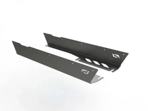 Motobilt Rocker Guards W/ Stock Flares Bare Steel Jeep Wrangler TJ 1997-2006 - MB1059