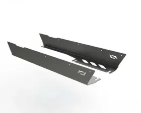 Motobilt Rocker Guards W/ Stock Flares Bare Steel Jeep Wrangler TJ 1997-2006