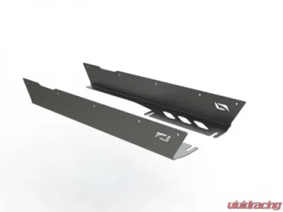 Motobilt Rocker Guards W/ Stock Flares Bare Steel Jeep Wrangler TJ 1997-2006 - MB1059