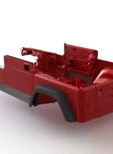 Motobilt Rocker Guards W/ Stock Flares Bare Steel Jeep Wrangler TJ 1997-2006                                     - MB1059 - Image 2