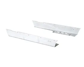 Motobilt Rocker Guards Between Factory Flares Bare Steel Jeep Wrangler LJ | TJ Unlimited 2004-2006