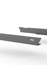Motobilt Rocker Guards Between Factory Flares Bare Steel Jeep Wrangler LJ | TJ Unlimited 2004-2006                                     - MB1060 - Image 3