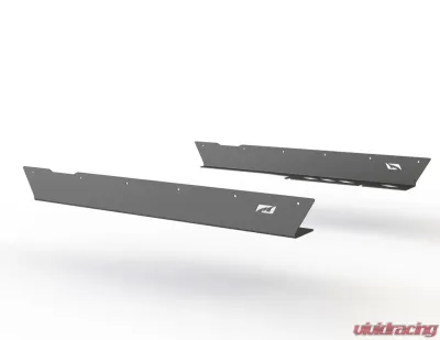 Motobilt Rocker Guards Between Factory Flares Bare Steel Jeep Wrangler LJ | TJ Unlimited 2004-2006 - MB1060