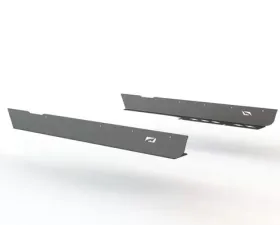 Motobilt Full Length Rocker Guards Bare Steel Jeep Wrangler LJ | TJ Unlimited 2004-2006