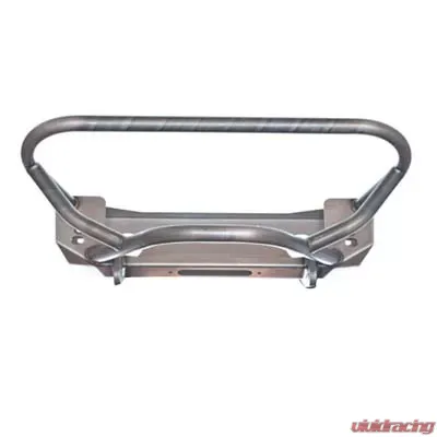 Motobilt Front Bumper w/ Grill Hoop and Stinger Bare Steel Jeep Wrangler YJ | TJ | LJ 1987-2006 - MB1069-L