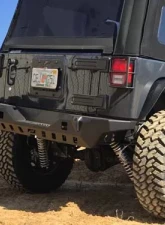 Motobilt Rear Bumper Crusher Series Bare Steel Jeep Wrangler JK 2007-2018                                     - MB1072 - Image 6