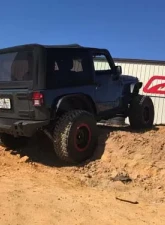 Motobilt Rear Bumper Crusher Series Bare Steel Jeep Wrangler JK 2007-2018                                     - MB1072 - Image 8