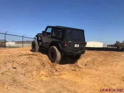 Motobilt Rear Bumper Crusher Series Bare Steel Jeep Wrangler JK 2007-2018 - MB1072