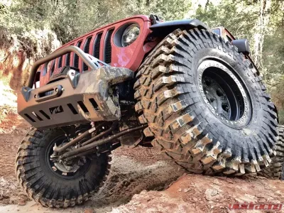 Motobilt Front Bumper w/ Bull Bar Crusher Jeep Wrangler JL | Gladiator 2018-2022 - MB1078-B