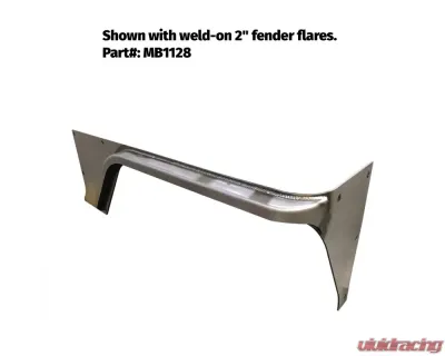 Motobilt Comp Cut Highline Rear Corner Armor Jeep Wrangler YJ | TJ 1987-2006 - MB1127