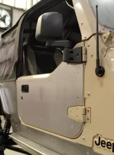 Motobilt Aluminum Half Door Armor Jeep Wrangler TJ | LJ 1997-2006                                     - MB1142 - Image 3