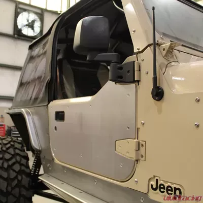 Motobilt Aluminum Half Door Armor Jeep Wrangler TJ | LJ 1997-2006 - MB1142