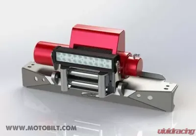 Motobilt Winch Fairlead 13.5 LED Light Bar Mount - MB2018