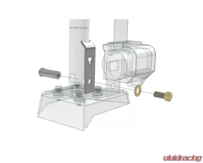 Motobilt Rear Seat Belt Mount Kit JKU Cage For Jeep JKU - MB3036