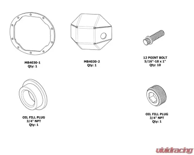 Motobilt Dana 35 DIY DIFF Cover - MB4030-DIY