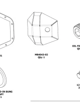 Motobilt Dana 60 Super Duty DIY DIFF Cover                                     - MB4043-DIY - Image 2