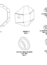 Motobilt 13 Bolt DIY DIFF Cover                                     - MB4067-DIY - Image 3
