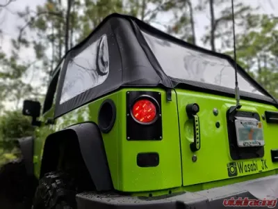 Motobilt Round Tail Light Conversion Kit Jeep Wrangler JK | JKU 2007-2018 - MB5506
