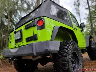 Motobilt Round Tail Light Conversion Kit Jeep Wrangler JK | JKU 2007-2018 - MB5506