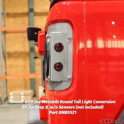 Motobilt 3/4 Inch Red Lens LED Side Marker/Fender Lights 2 Pack Jeep - MB6503
