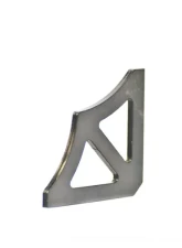 Motobilt Scalloped Two Hole Gusset 3x3" Steel                                     - MB2039 - Image 2