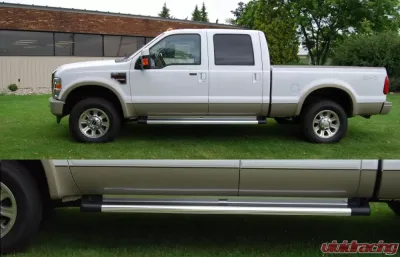 Owens Products Silver Transender Running Boards Mounting Brackets Kit Ford F250 | F350 | F450 | F550 Super 1999-2016 - 10-1041