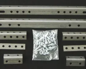 Owens Products Universal Silver Transender Running Boards Mounting Brackets Kit 6 Pack