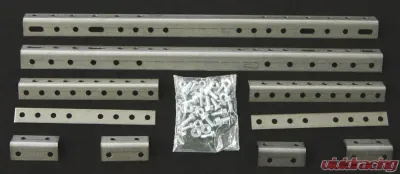 Owens Products Universal Silver Transender Running Boards Mounting Brackets Kit 6 Pack - 10-1066