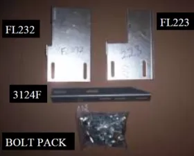 Owens Products Silver Running Board Mounting Brackets Kit Nissan NV 2012-2017
