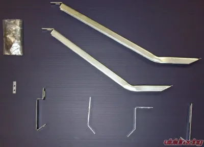 Owens Products Silver 2" Drop Running Board Mounting Brackets Kit Ford Transit 148" 2015-2018 - 10-1267