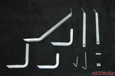 Owens Products 4" Riser Silver ClassicPro Series Running Board Mounting Brackets Dodge Sprinter 144" Wheel Base 2007-2009 - 10-1269