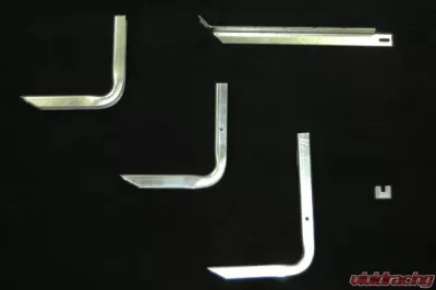 Owens Products Silver 4" Riser ClassicPro Series Running Board Mounting Brackets Dodge Sprinter 170" Wheel Base 2007-2009 - 10-1272
