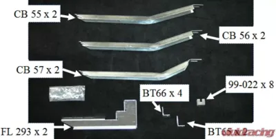 Owens Products Silver 67680-01 Running Board Mounting Brackets Kit Honda Odyssey 2011-2018 - 10-1305