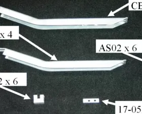 Owens Products Silver 67678-01 Running Board Mounting Brackets Kit GMC Terrain 2010-2017