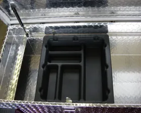 Owens Products 19 L X 17 W x 3 H Black Composite Truck Tool Box Tool Tray