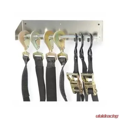 Owens Products RaceMates 18" Smooth Mill Finish Aluminum Ratchet Tie Down Holder - 39113