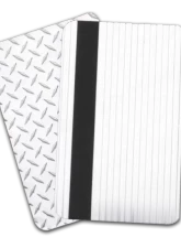 Owens Products 10 x 16 Bright Rectangular Extruded Aluminum Classic Mud flaps Universal Fit                                     - 861016E - Image 2