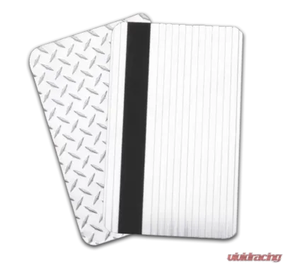 Owens Products 10 x 16 Bright Rectangular Extruded Aluminum Classic Mud flaps Universal Fit - 861016E