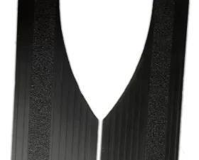 Owens Products 6.5 x 16 Black Moon Cut Extruded Aluminum Owens Classic Aluminum Mud flaps Universal Fit